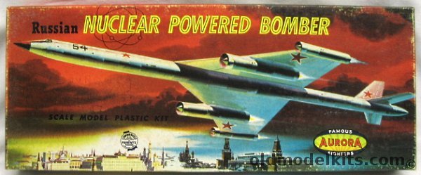 Aurora 1/182 Russian Nuclear Powered Bomber (M-50/M-52 Bounder), 128-98 plastic model kit